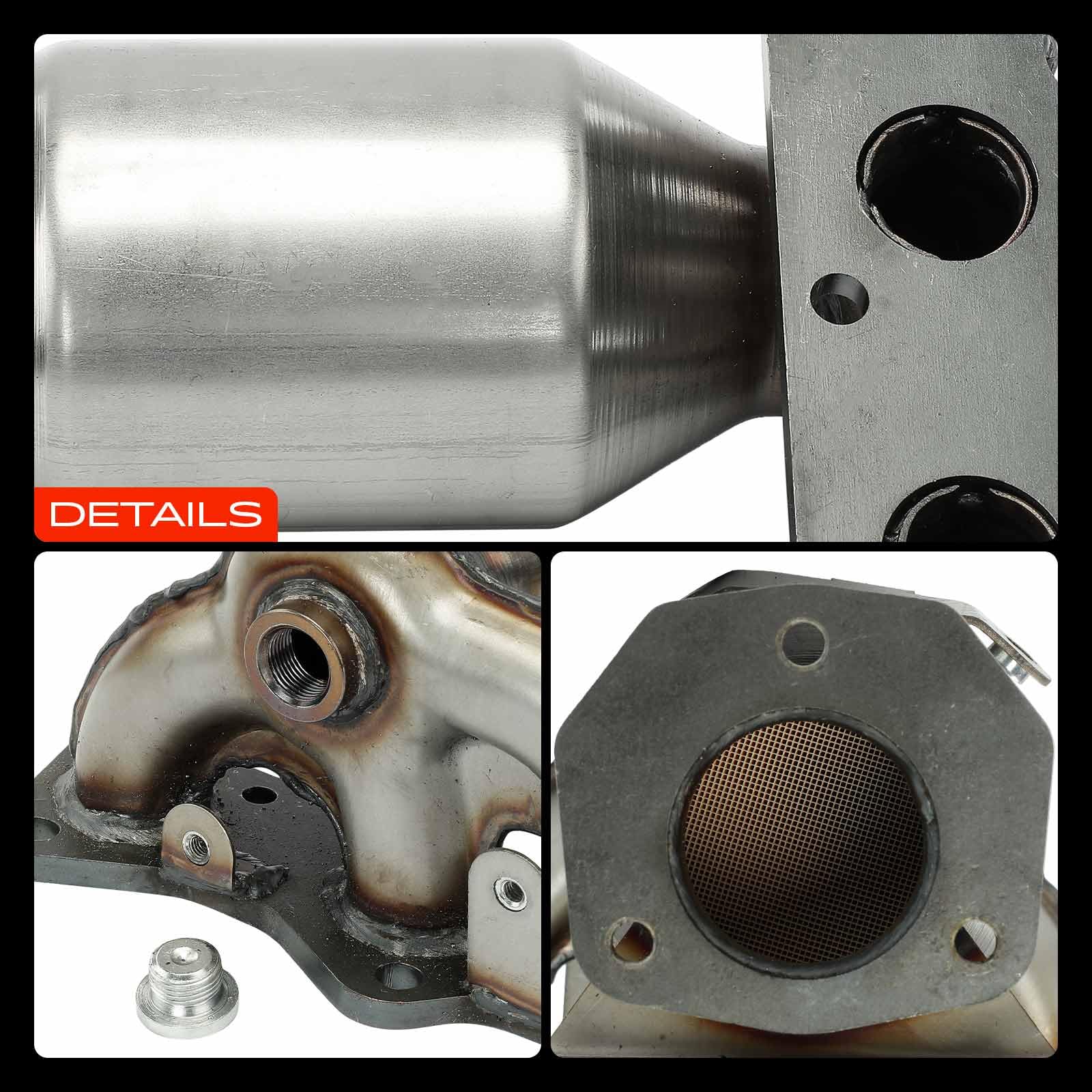 Frankberg Katalysator Benzin Kompatibel mit Fabia I 6Y2 6Y3 6Y5 1.2 2001-2005 Polo 9A 9N 1.2 2002-2007 Motorcode: AWY Replace# 03D253052X