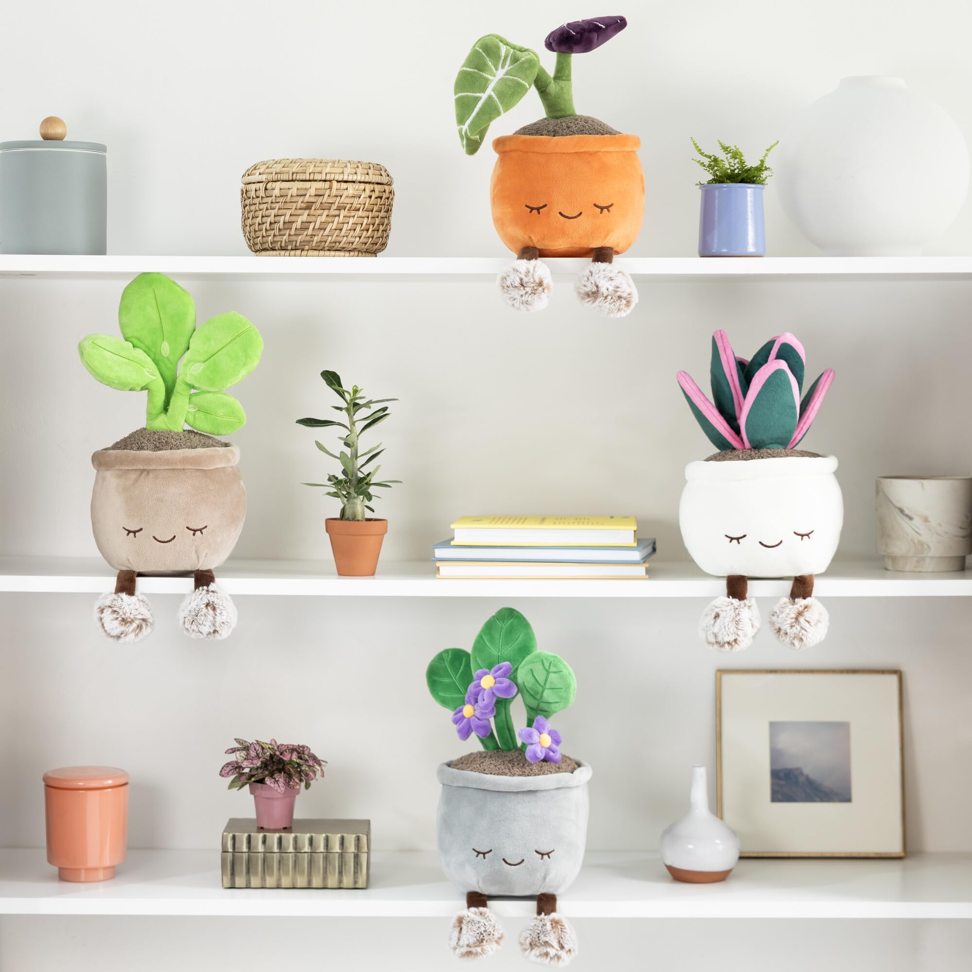 Russ Greenhouse 12-Inch African Violet Plant Plush - Ultrasoft