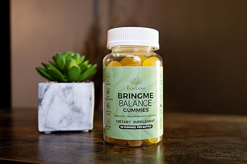 Miniatura 4 de BRINGME - Gomitas prebióticas y probióticas de equilibrio, piña, colágeno, prebióticos y prebióticos para el equilibrio del pH, salud intestinal y