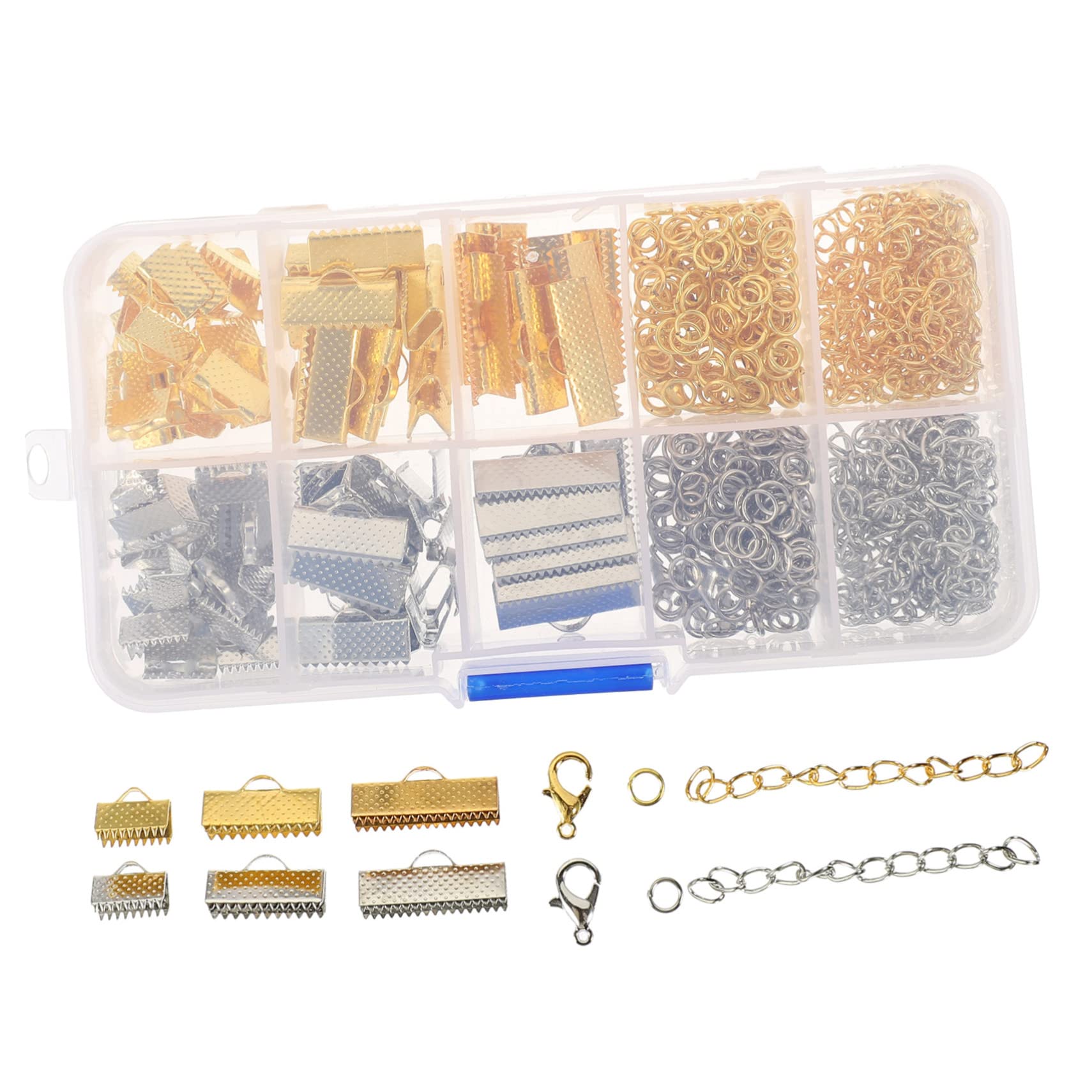 SHINEOFI Schmuckset Mit Lobster Claps Verlängerungsketten Und Klemmen Teiliges Für Und Armbänder Für Kreative Bastelprojekte Und Schmuckgestaltungen