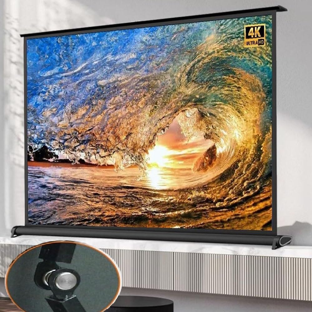 Schermo Proiezione Retrattile Manuale HD Schermo Proiettore