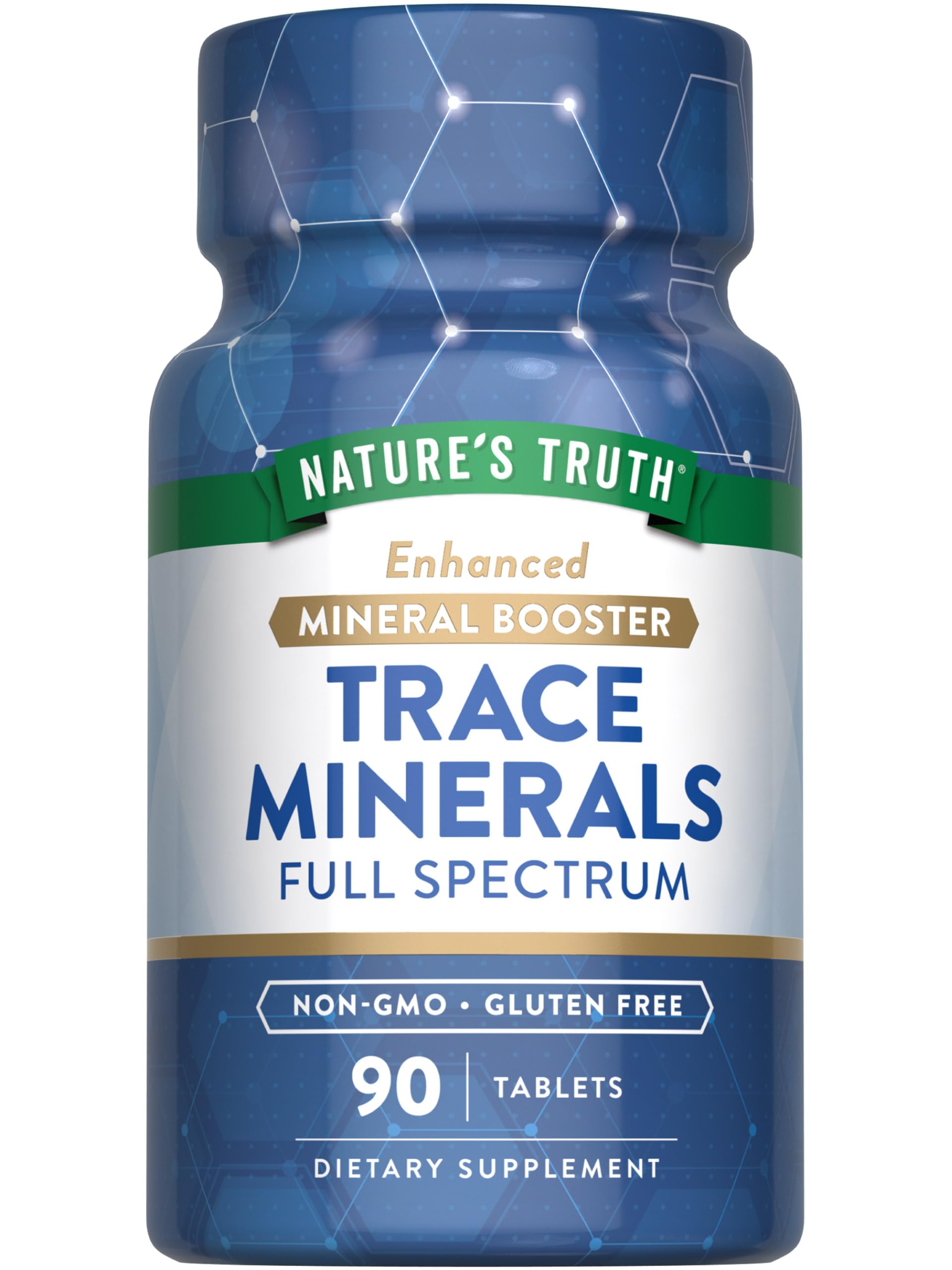 Nature's Truth Trace Minerals Supplement with Iodine | 90 Tablets