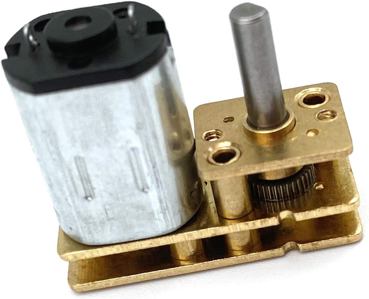 Small Electric Motor DC 12V Micro Speed Gear Motor 60-2000RPM Metal Electric Gear Motor N20 Reduction Gear Motor DC Gear Reducer Motors (Speed(RPM) : 200 RPM, Voltage(V) : 12V)