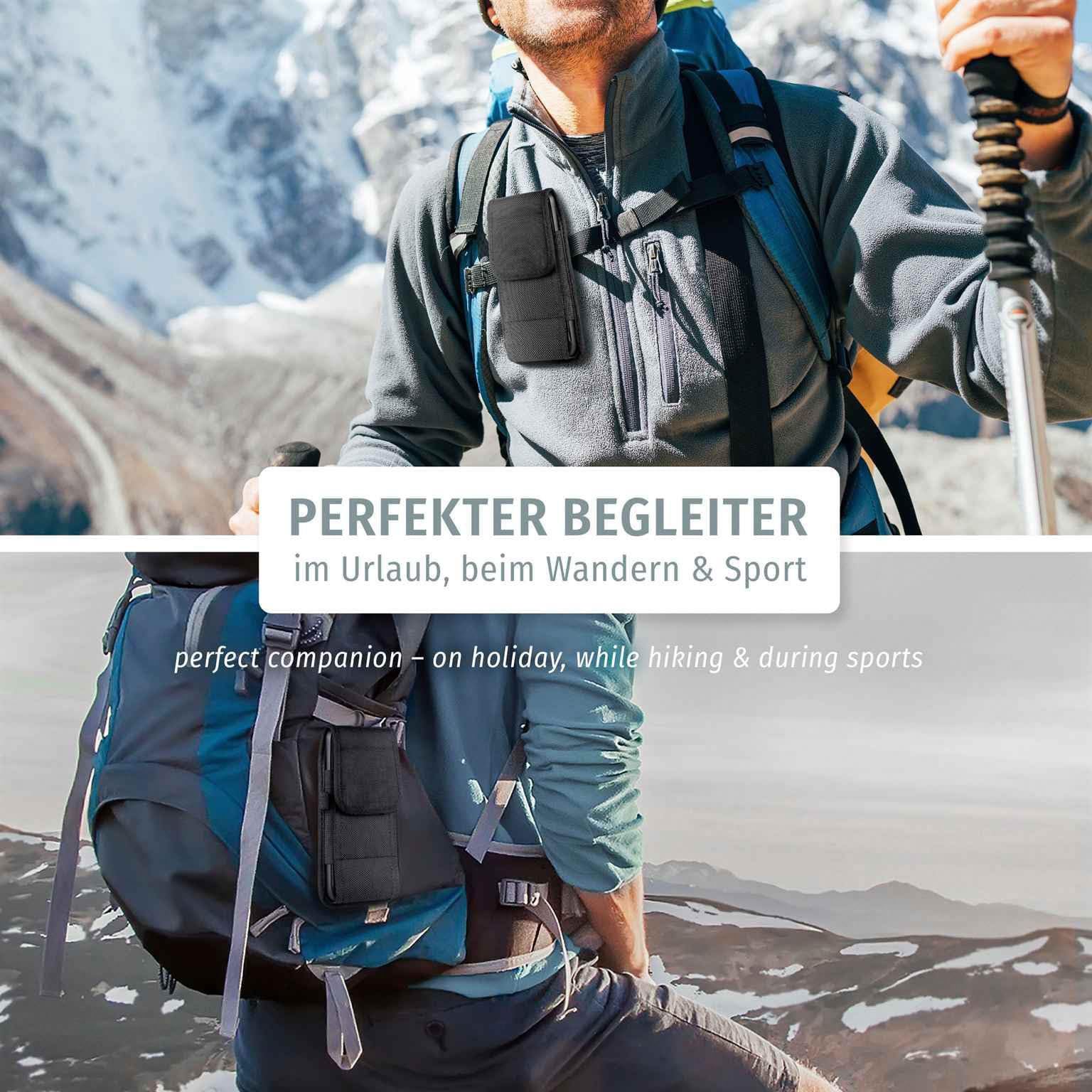 moex Handy Gürteltasche für Samsung Galaxy S26 Ultra Hülle mit Gürtelschlaufe, Outdoor Handyhülle Gürtel Handytasche, robuste 360 Grad Schutzhülle mit Karabiner, Agility Case, Schwarz