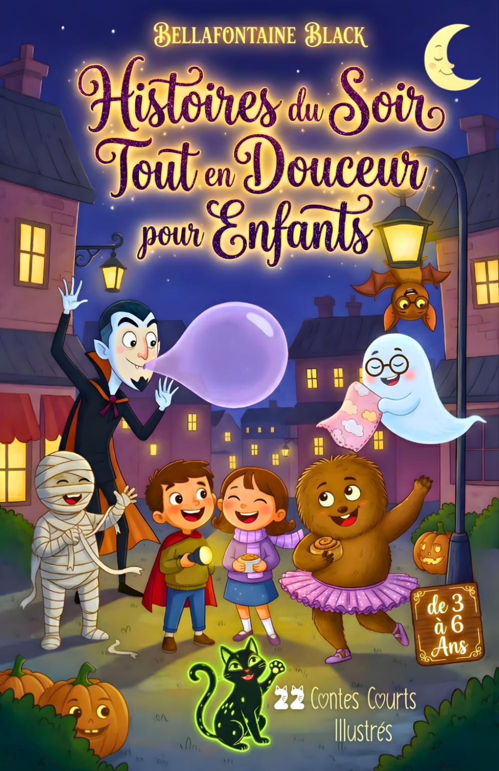 Histoires du Soir Tout en Douceur pour Enfants de 3 à 6 Ans: 22 Contes Courts Illustrés de Monstres d’Halloween à Lire avant le Dodo en 5 à 10 Minutes, avec les Filles et les Garçons