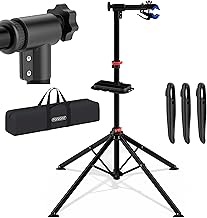 MONZANA® Bike Maintenance Workstand with Magnetic Tool Tray & Practical Carry Case | Adjustable Rack Height Workshop Stand For E-Bike Bicycle Assembly | 25-40mm Frame Clamp | 30kg Capacity