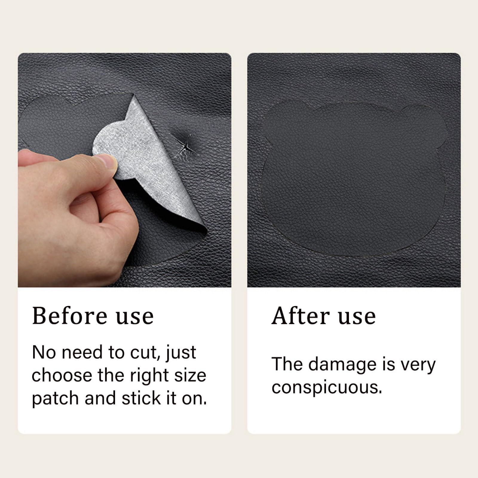 Toppa Autoadesiva In Ecopelle PU 18x18cm Viola - Per Riparare Divani, Sedili Auto E Sofà - Foto 6