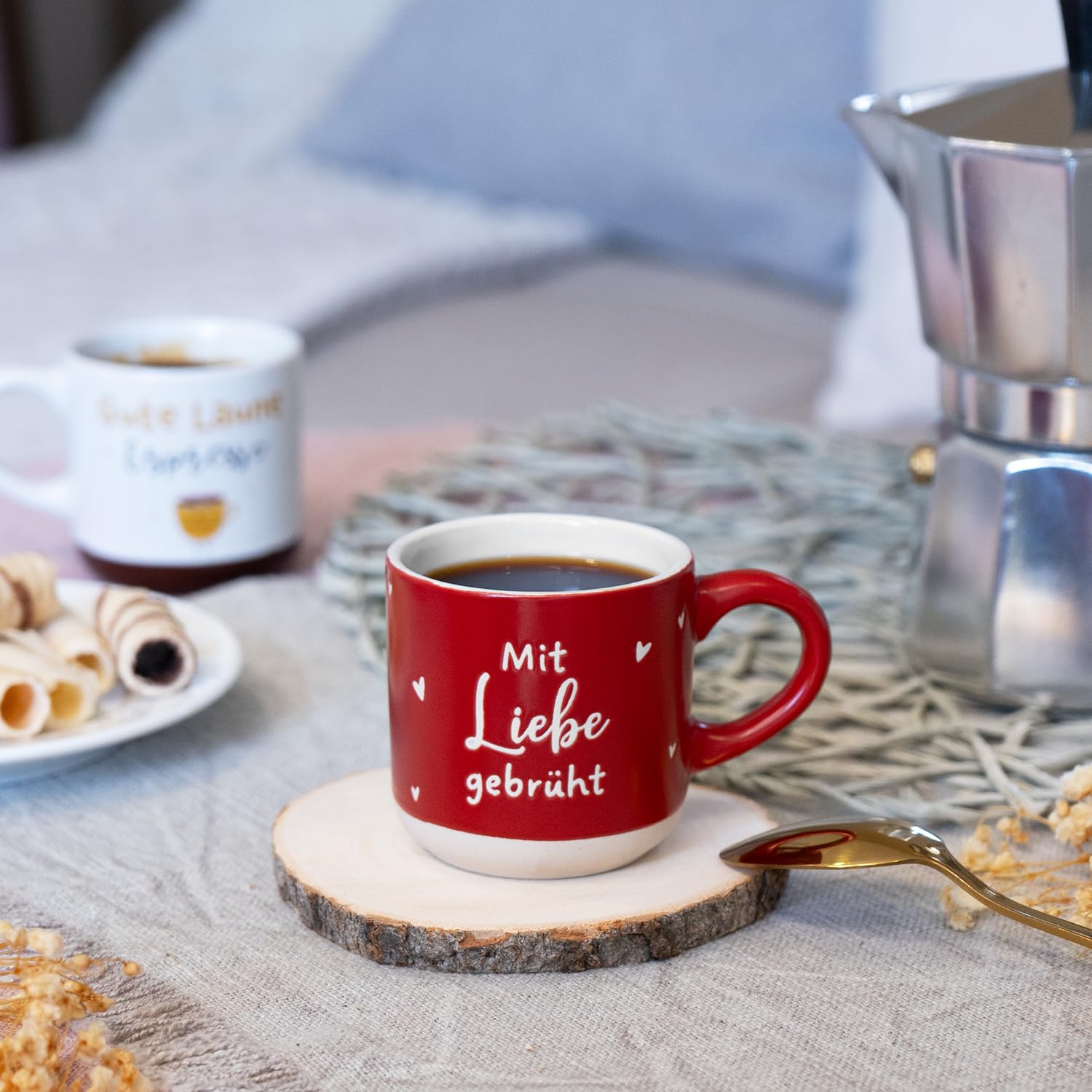 Gruss & Co Espressotasse Gravur GEBRÜHT – Bild 3