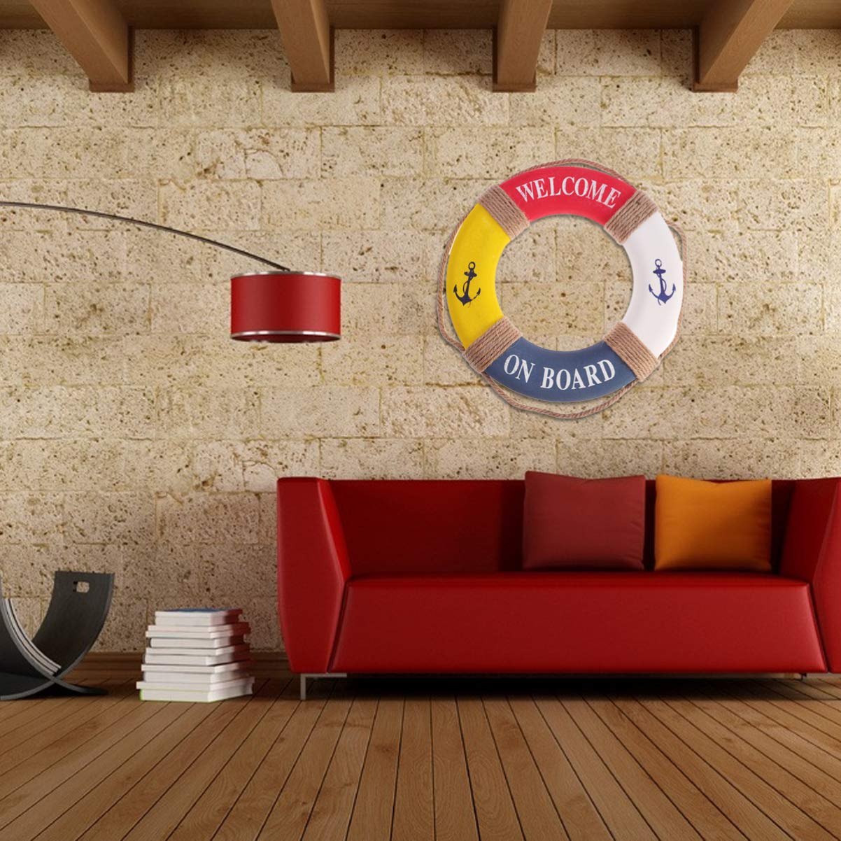 Decorazione Salvagente Stile Marino - 30cm Per Porta E Parete - Foto 5