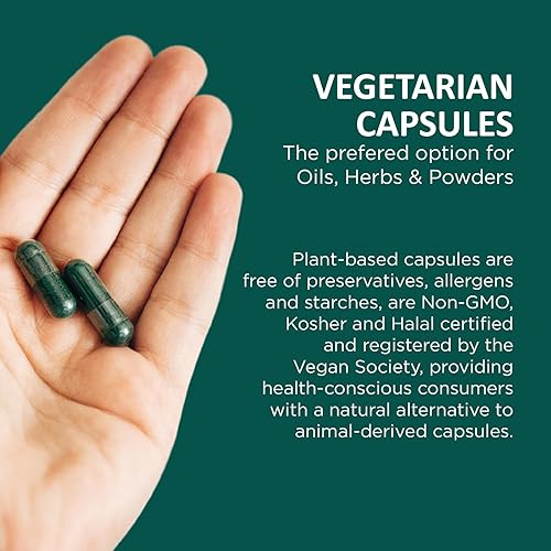 Miniatura 4 de Capsule Depot - Cápsulas vacías transparentes de tamaño 1 - 100 cápsulas veganas vacías transparentes - Cápsulas de píldoras vacías vegetarianas -