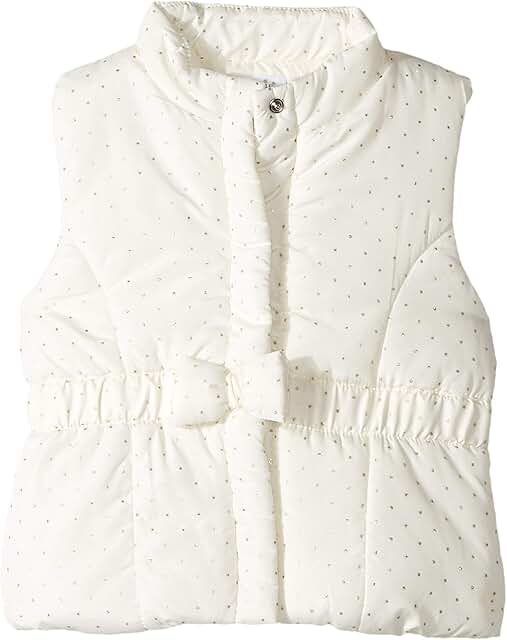 cream puffer vest