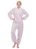 Onesie Pajamas for Women Fleece Womens Onesie Pajamas, Fuzzy Pajama Onesies for Women