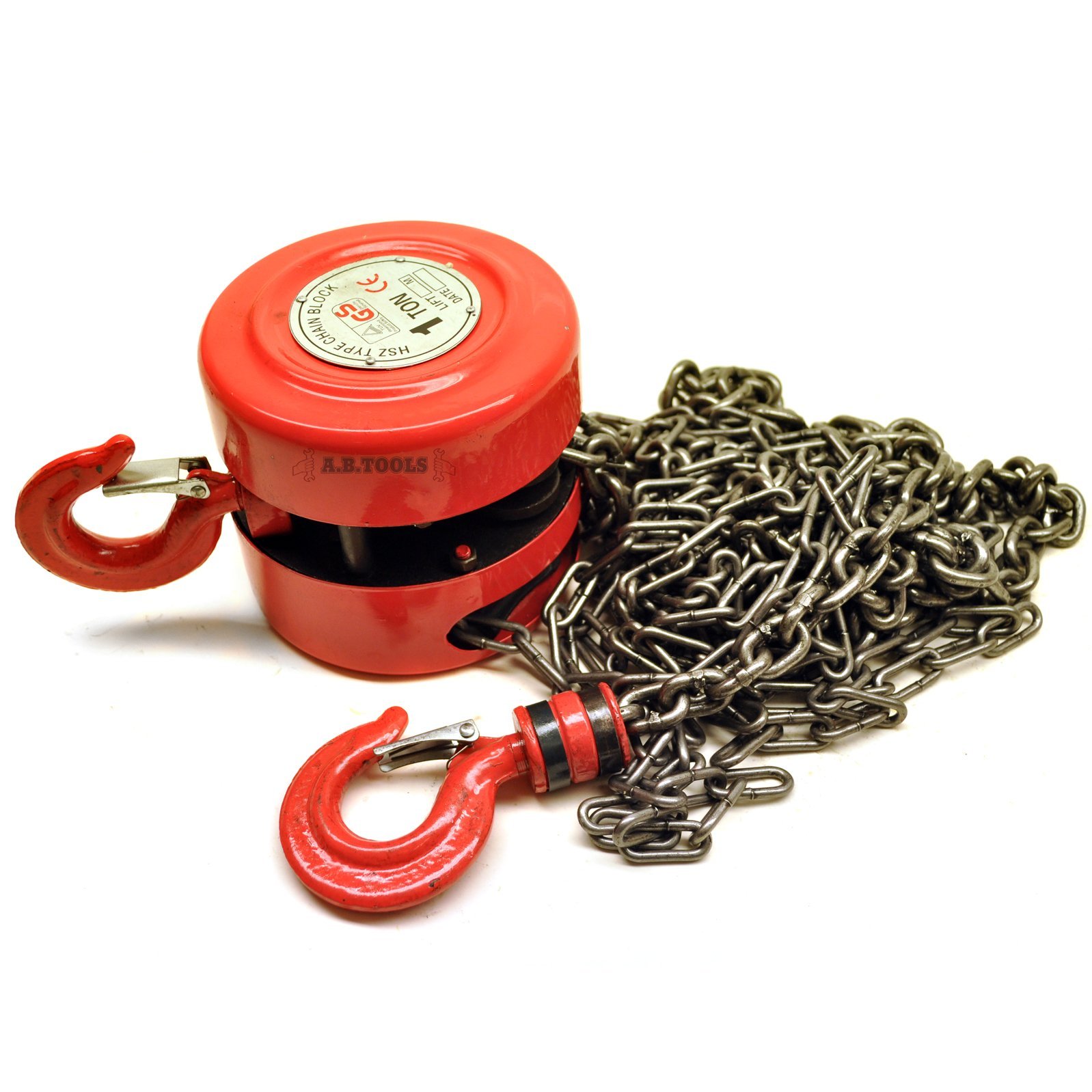 Toolzone Chain Block And Tackle Hoist Lifting Lift 1 Ton Farm Engine Lifter Crane Frame from B&Q