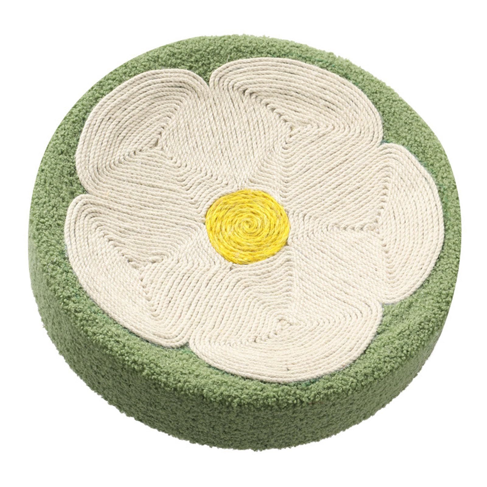RIZGHWOY Griffoir pour Chat, Tapis Rond en Corde de Sisal for Chats D