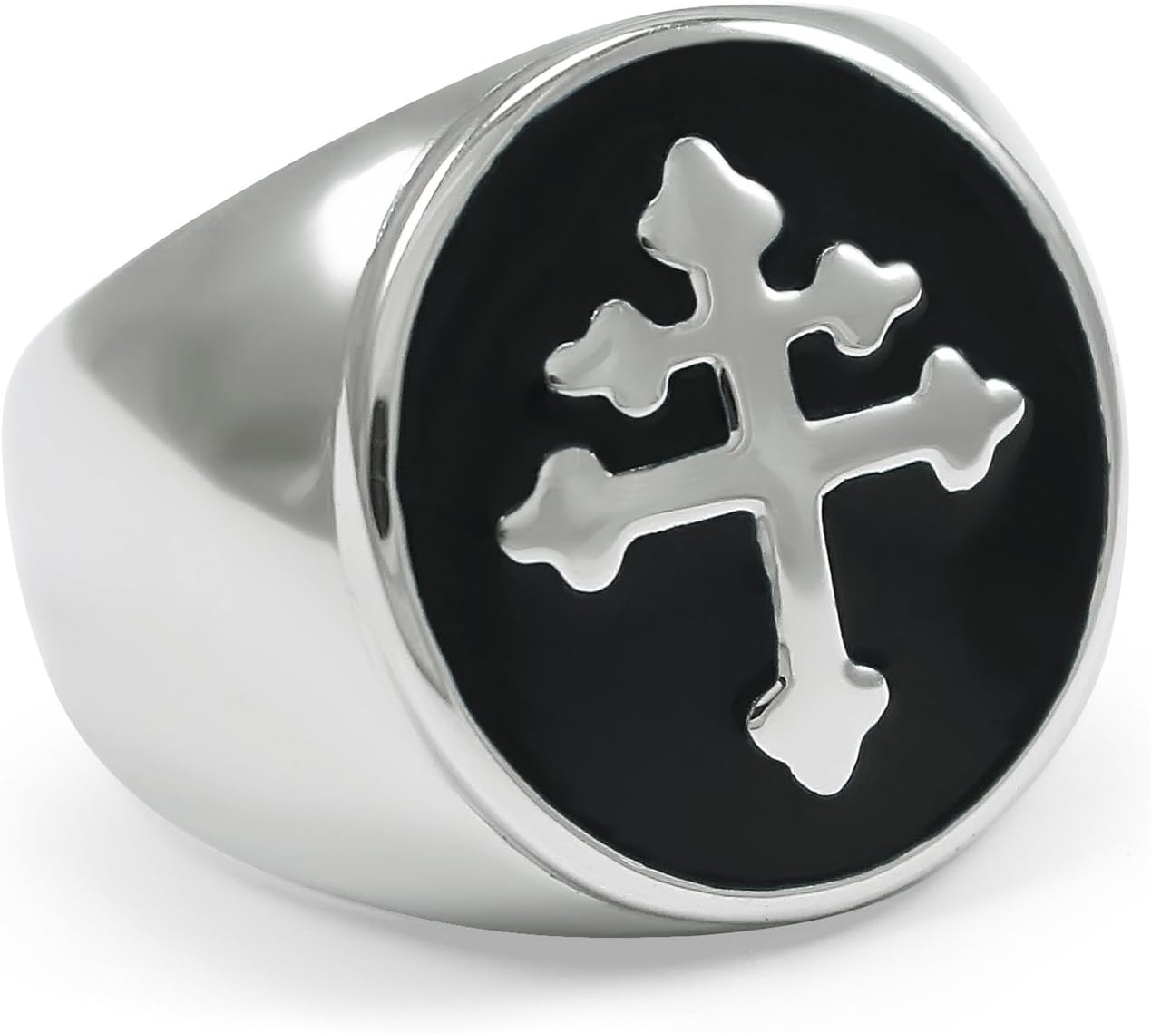 Magnum PI Ring with Cross of Lorraine - Tom Selleck