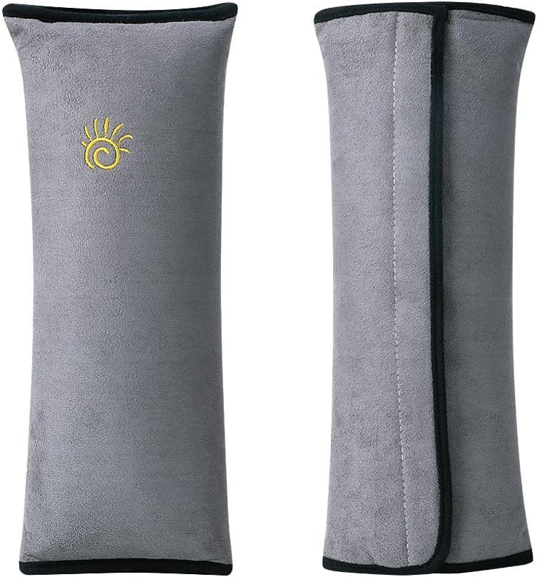 Seat Belt Protection Cover Pillow (Grey)