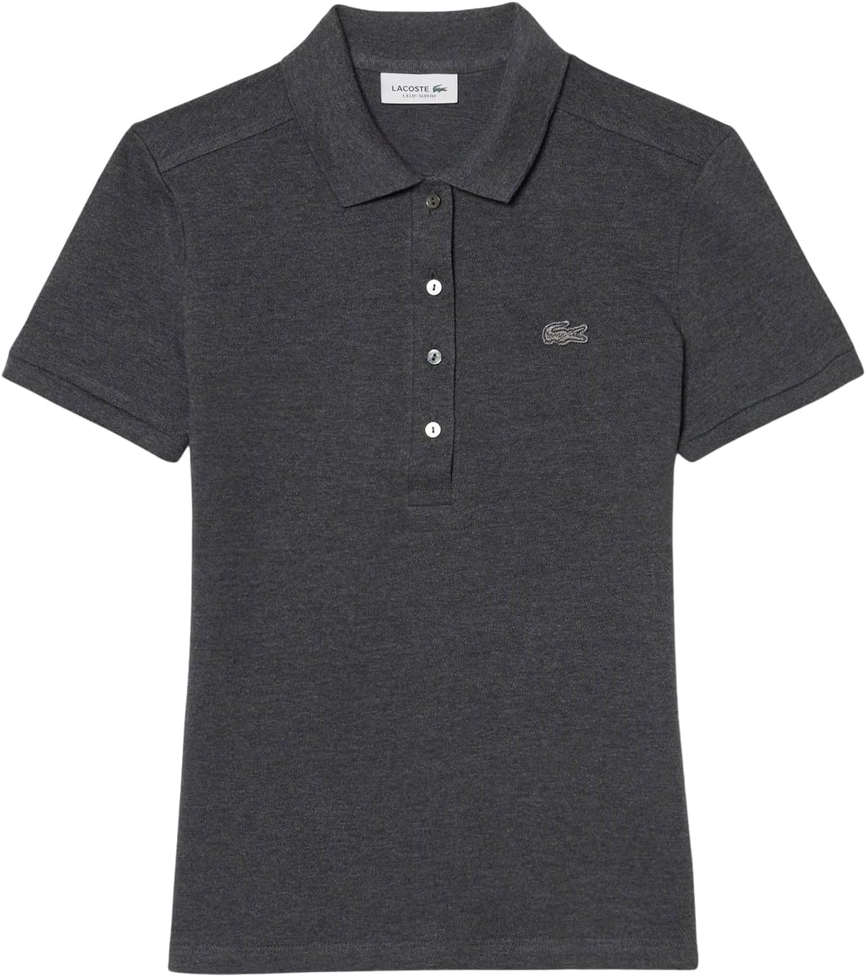 Lacoste Women's L.12.d Slim Fit Stretch Mini Piqué Polo Shirt