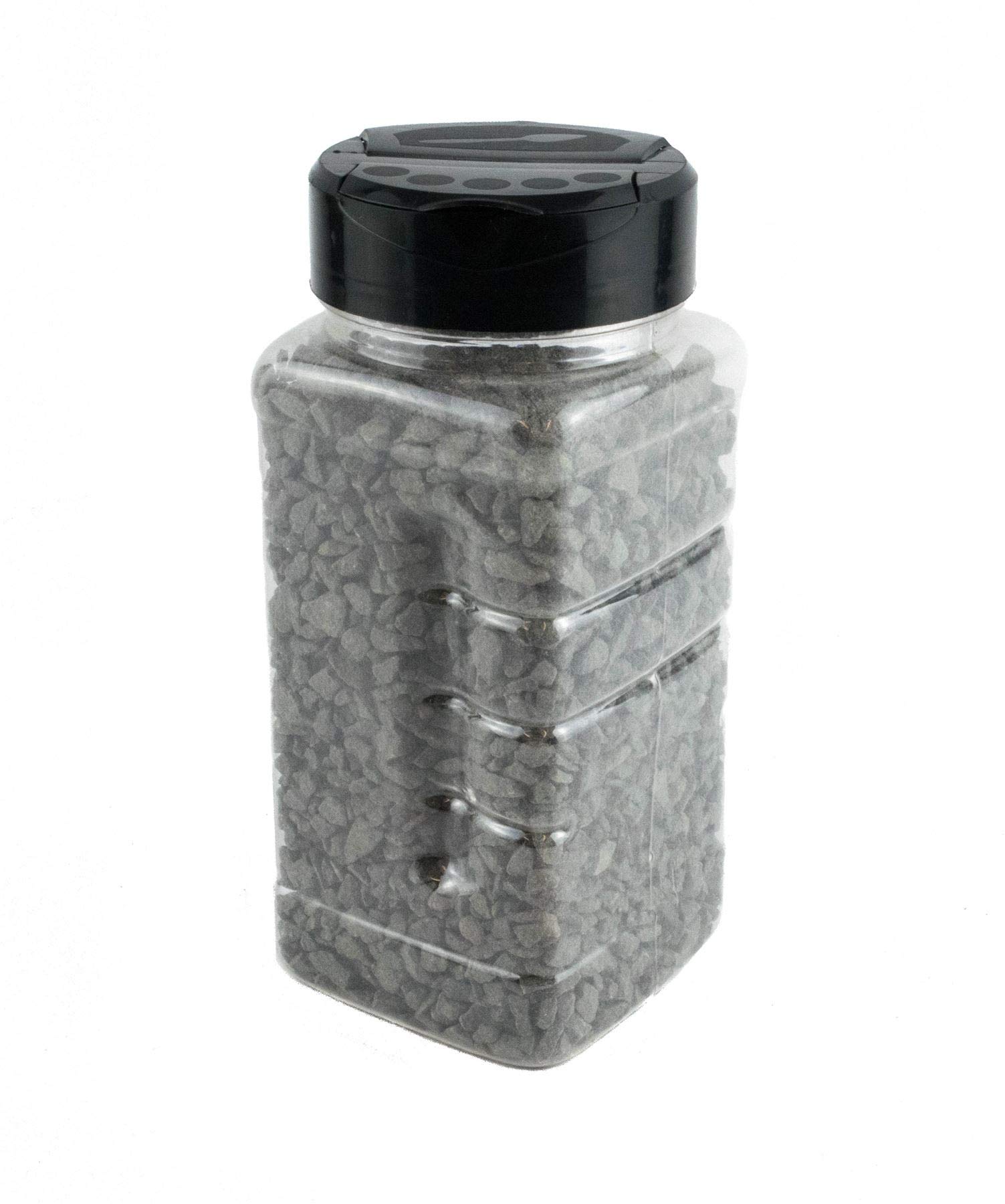 WWS War World Scenics WWScenics | Large Grade Dark Grey Ballast | 500ml Canister | Model Railway Scenery Material