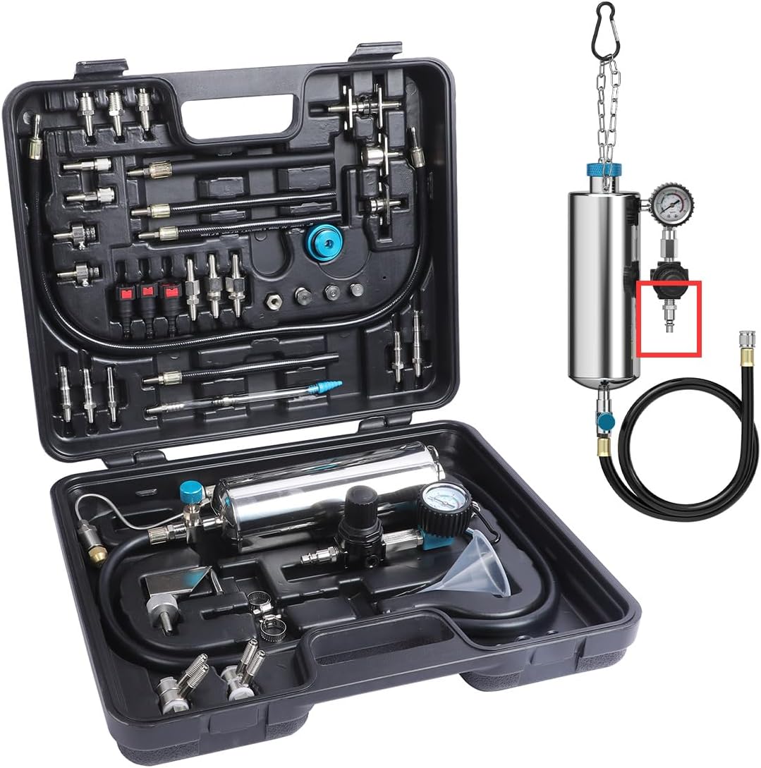 Fuel Injector Cleaner Kit with 40 Adapters Fuel Injection