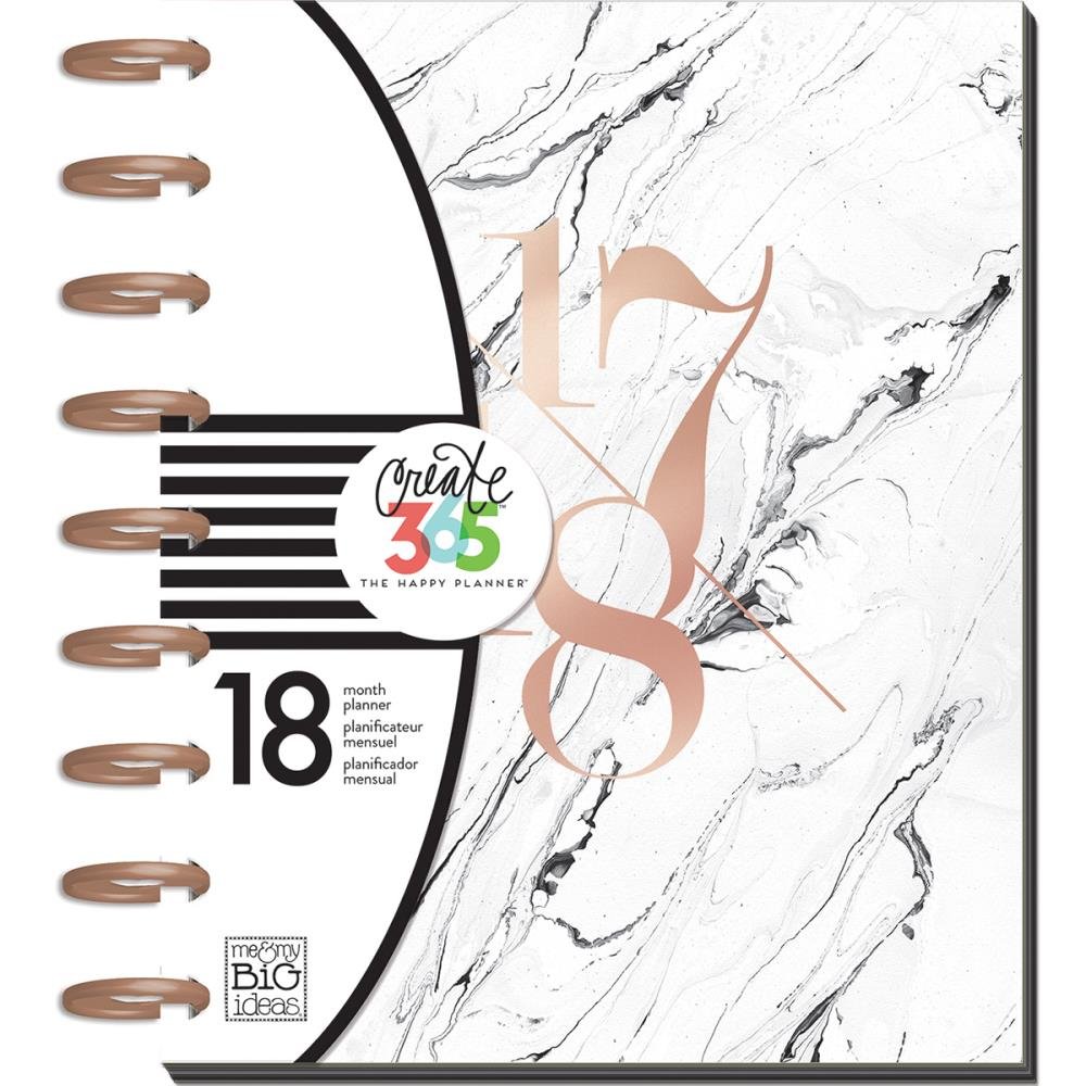 me & my BIG ideas Create 365 The Happy Planner, Modern Marble, Jul 2017 - Dec 2018