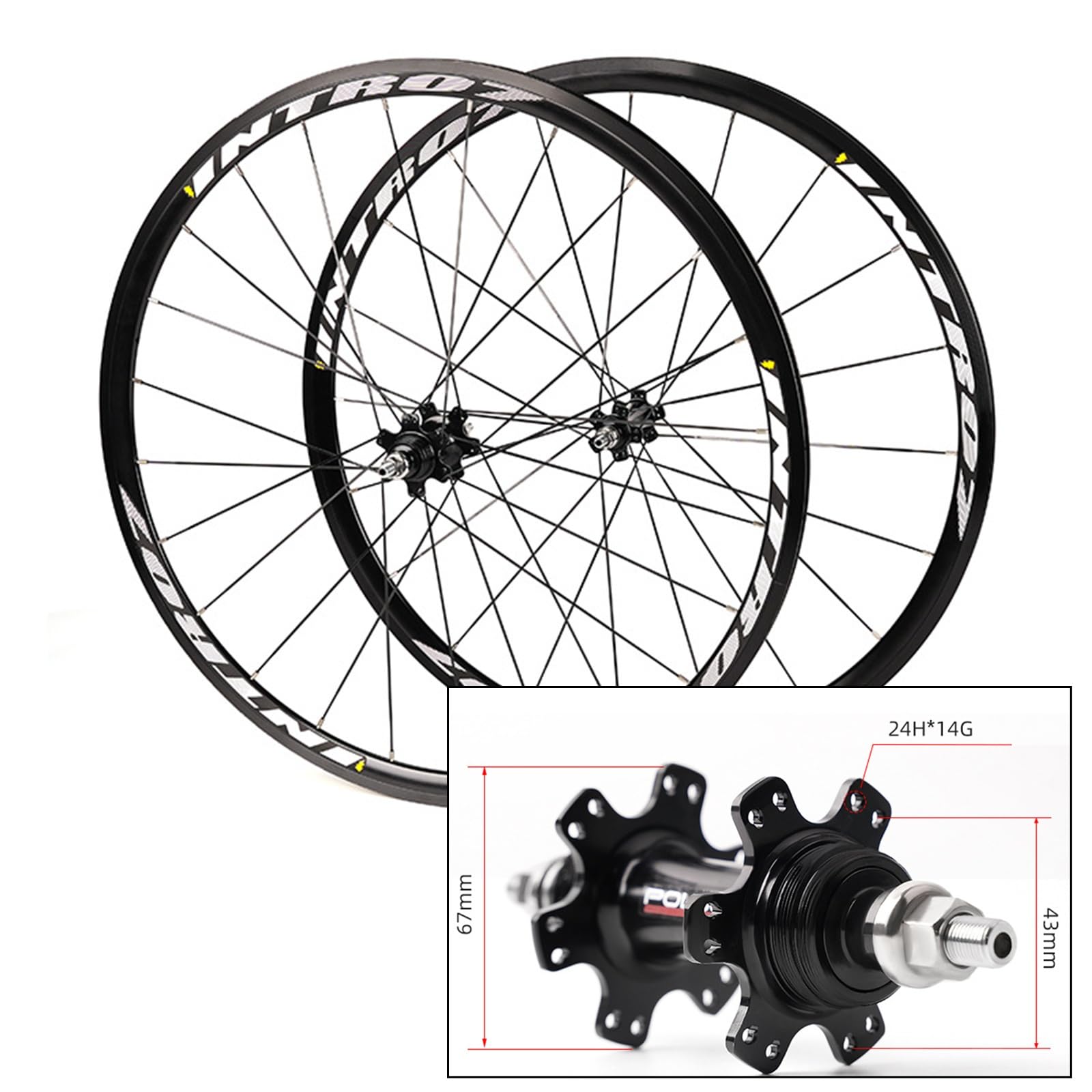 Amazon.co.jp: 700C 固定ギア バイクホイールセット 30mm リム高