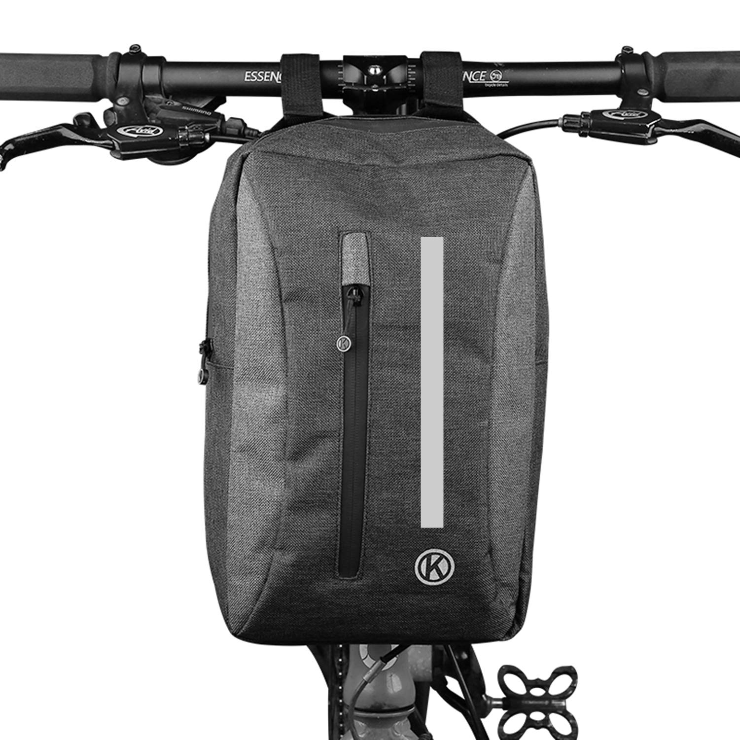 Amazon | Ecool 自転車バッグ ハンドルバッグ フロントバッグ
