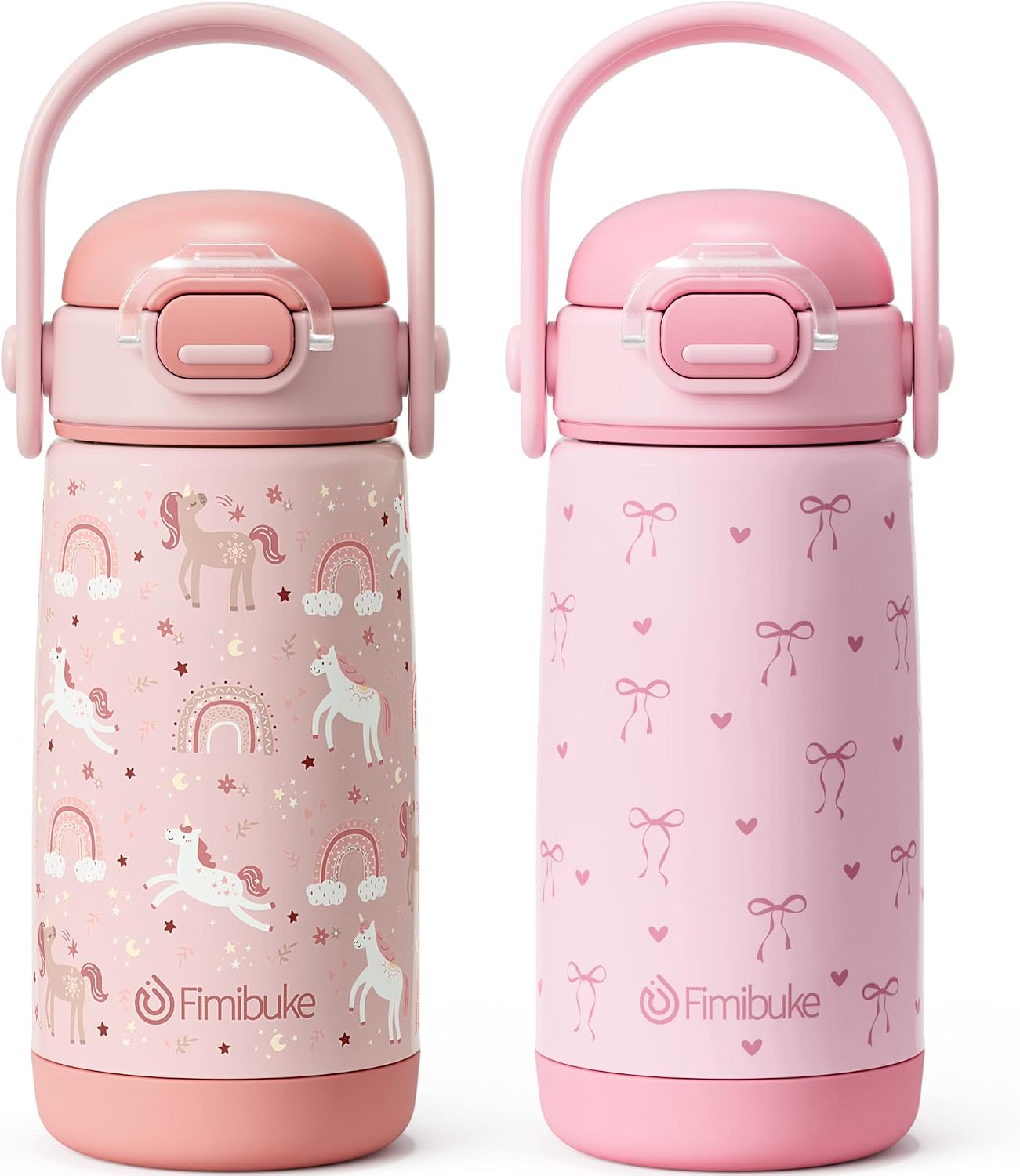 Fimibuke Toddler Water Bottle 14oz Kids