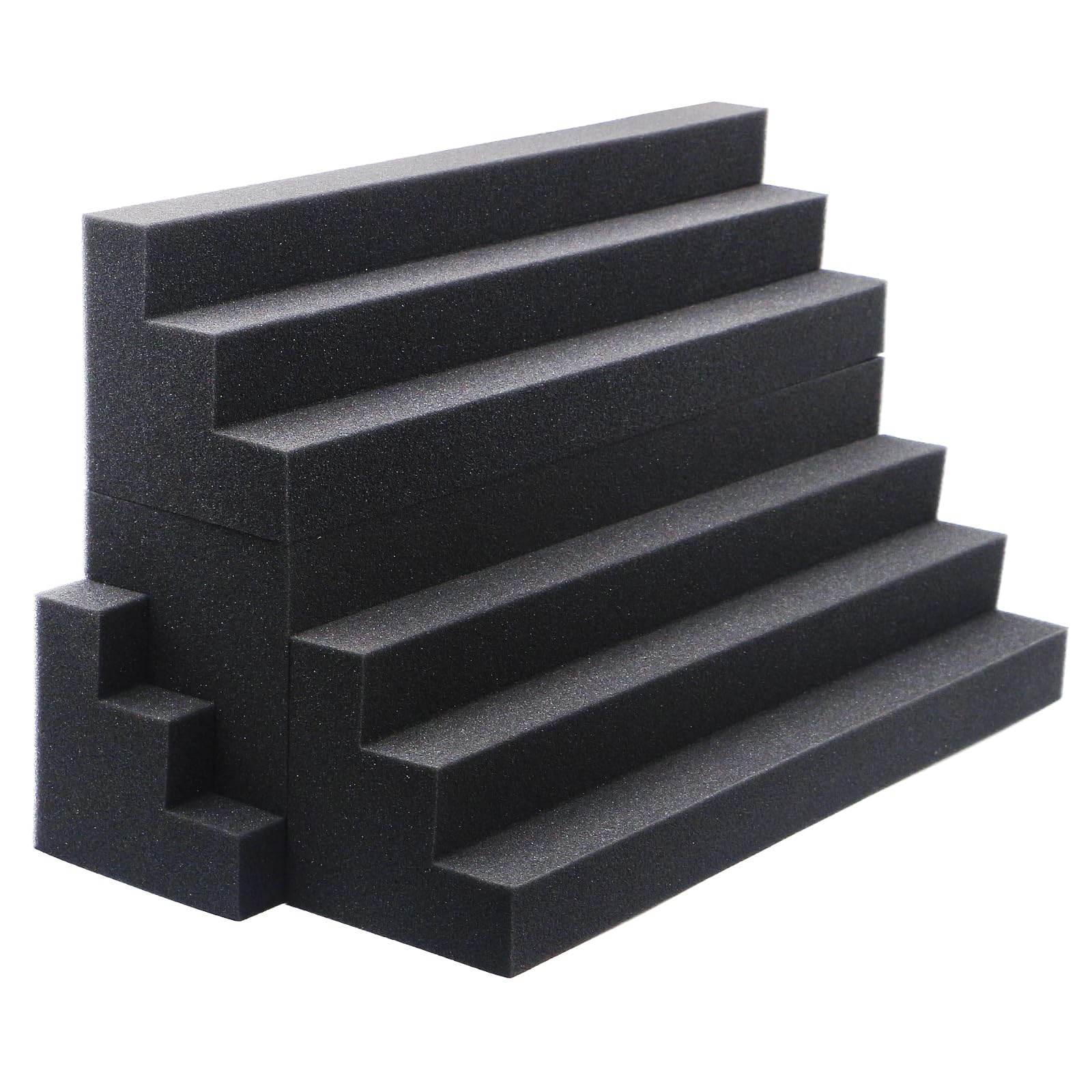 24 Pack Bass Trap Acoustic Foam Panels - Soundproofing Corner Blocks For Studio, Home Theater & Office
