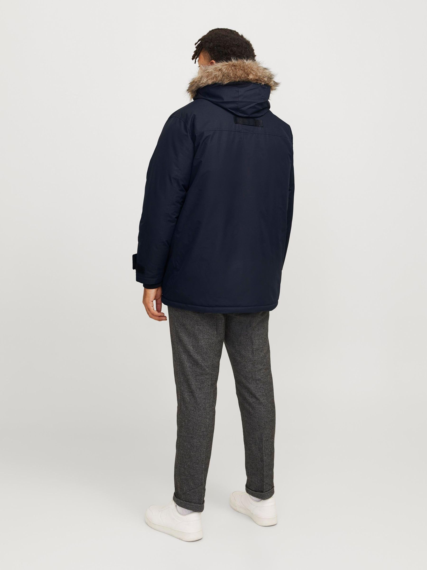 JACK & JONES Męska parka Plus Size Parka