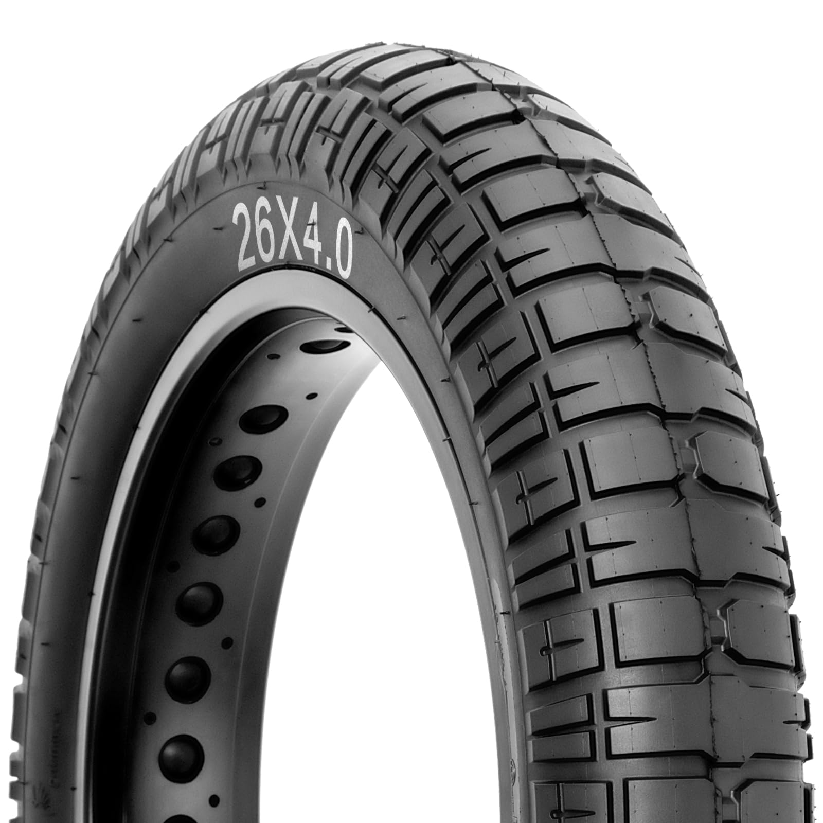 Hycline Ebike Fat Replacement Tire: 20x4.0/20x4.5/20x5.0/26x4.0 Inch Heavy Duty Wear-Resistant Folding Electric Fat Tires, All-Terrain High-Density