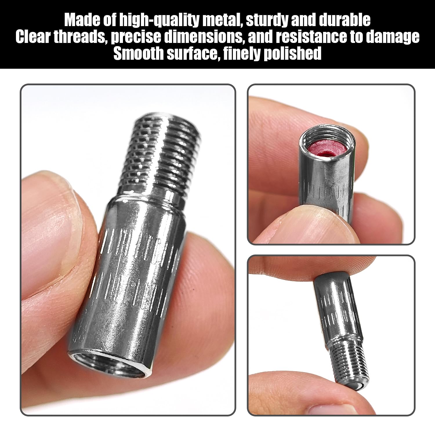 8-Piece Valvola Extender, Asta Di Prolunga Del Pneumatico, Gonfiaggio Dei Pneumatici Accessori, Adatto Per Automobili, Moto, E Camion.