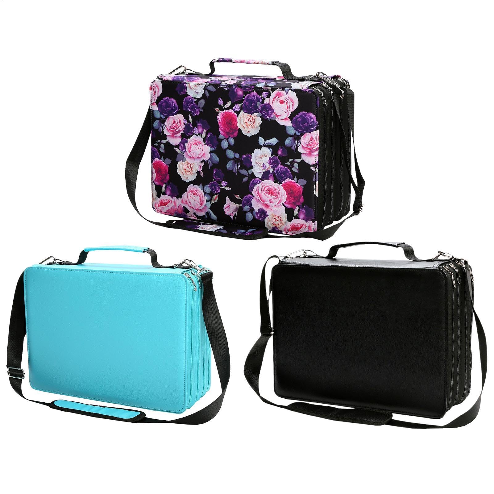Astuccio Porta Pennarelli Contenitore organizer portatile di grande | Portamatite Per Hobby, Arte E Artigianato, Cancelleria Scolastica E Porta Pennelli Trucco, C