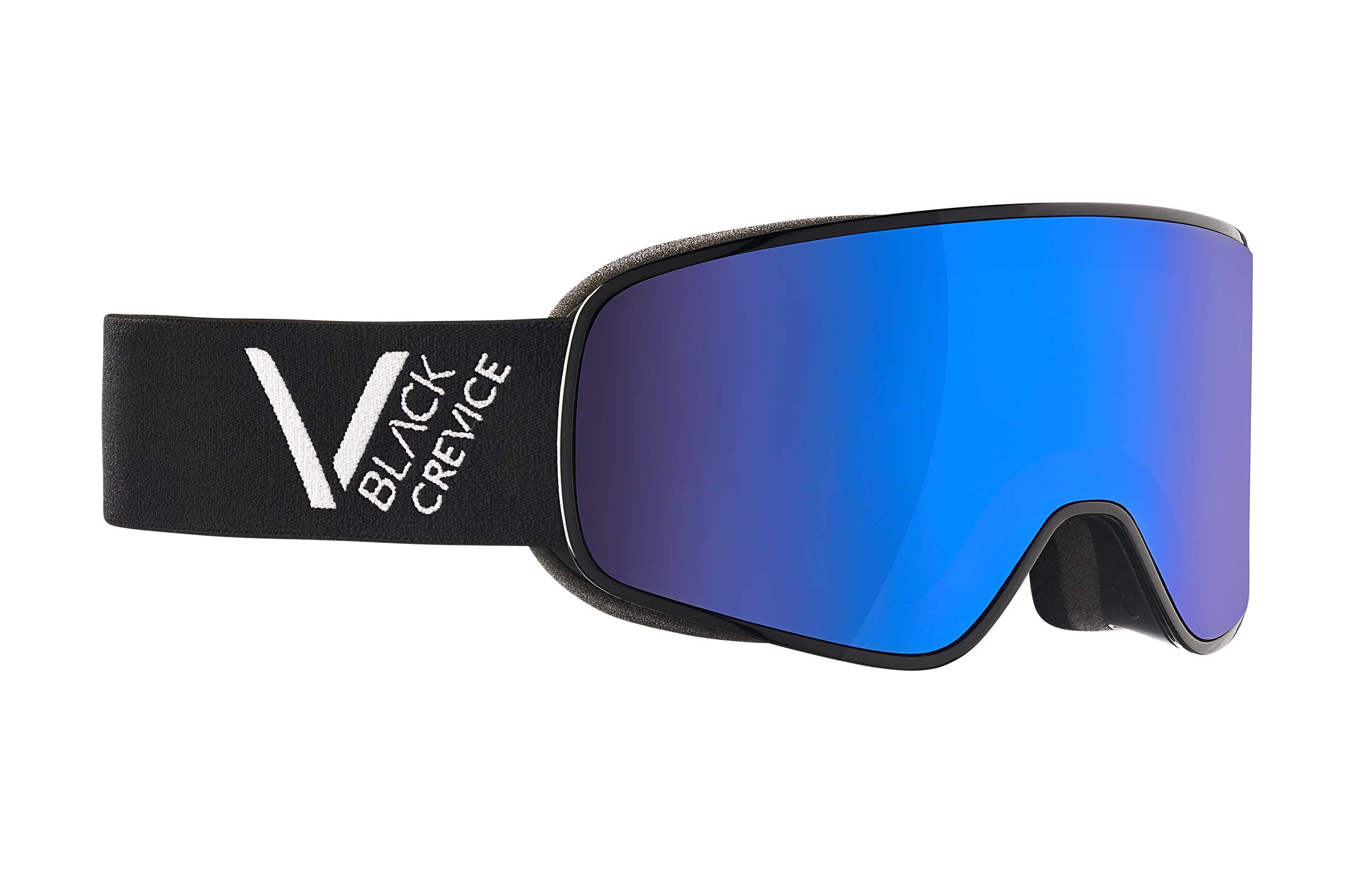 Black Crevice Skibrille Schladming I Ski-Brille I Skibrille Herren & Damen mit bruchfester Doppelscheibe I Anti-Fog-Beschichtung & UV 400 Schutz I größenverstellbar