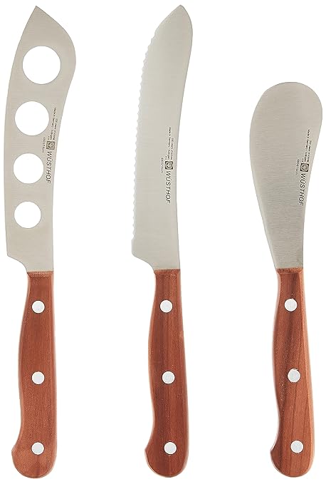 Wusthof 8843 Charcuterie Set, 3 Pieces, Brown