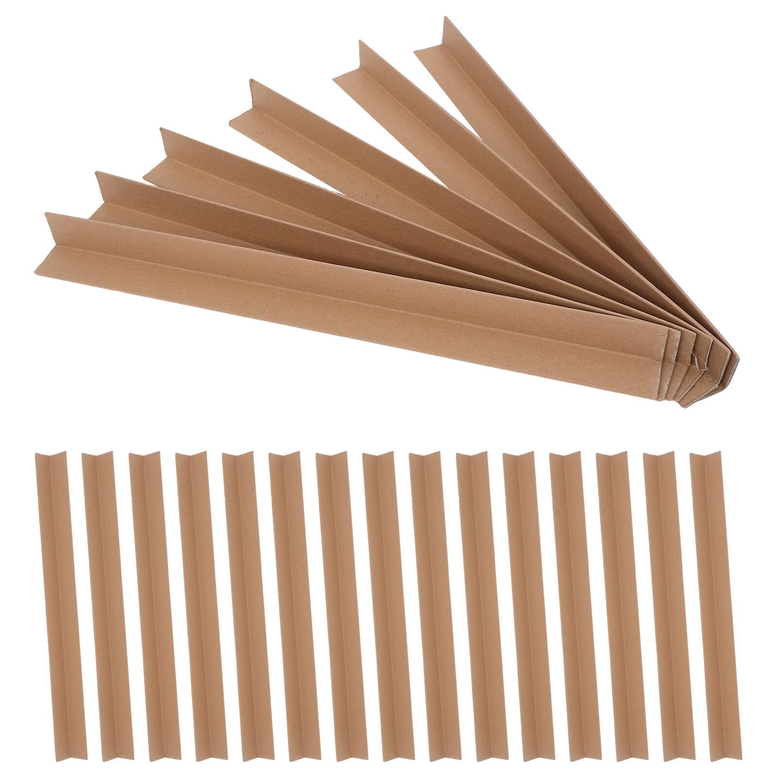 POPETPOP Protections D'angle en Papier Renforcé 20 Pièces Réutilisables pour Cartons pour Emballages et Environnements Logistiques