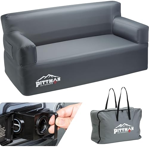 Pittman Outdoors 3-Seat Inflatable Couch Built-In product photo (Camp Furniture) — ScooterReviewPro review
