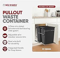 Vista 2 de Cesto de basura doble y extraíble RV V 15KD 18CS de Rev A Shelf