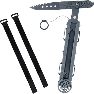 TeShoarud Hidden Blade, Hidden Weapons Cosplay Weapons Props 1:1 Hidden Blade,Hidden Sword,Role Playing Weapon Props,Myhiddenblade 3D Printing Connor Hidden Blade Cane Sword Black