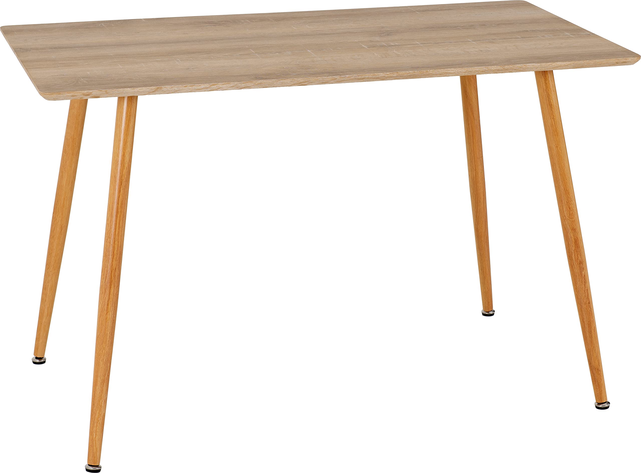 Seconique Barley Veneer 4 Seater Dining Table Oak