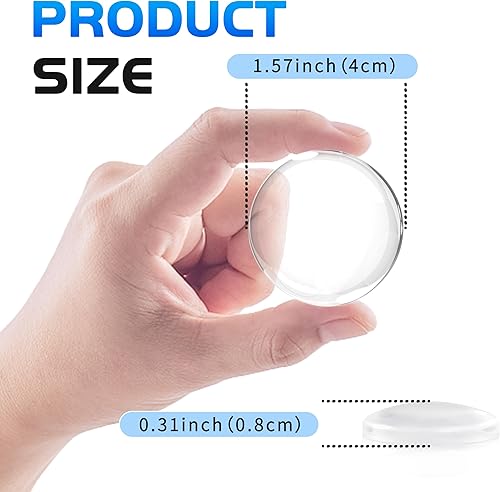 Miniatura 2 de 12 topes de puerta protectores de pared, protector de pared reutilizable para pomo de puerta, topes de puerta para pared con adhesivo