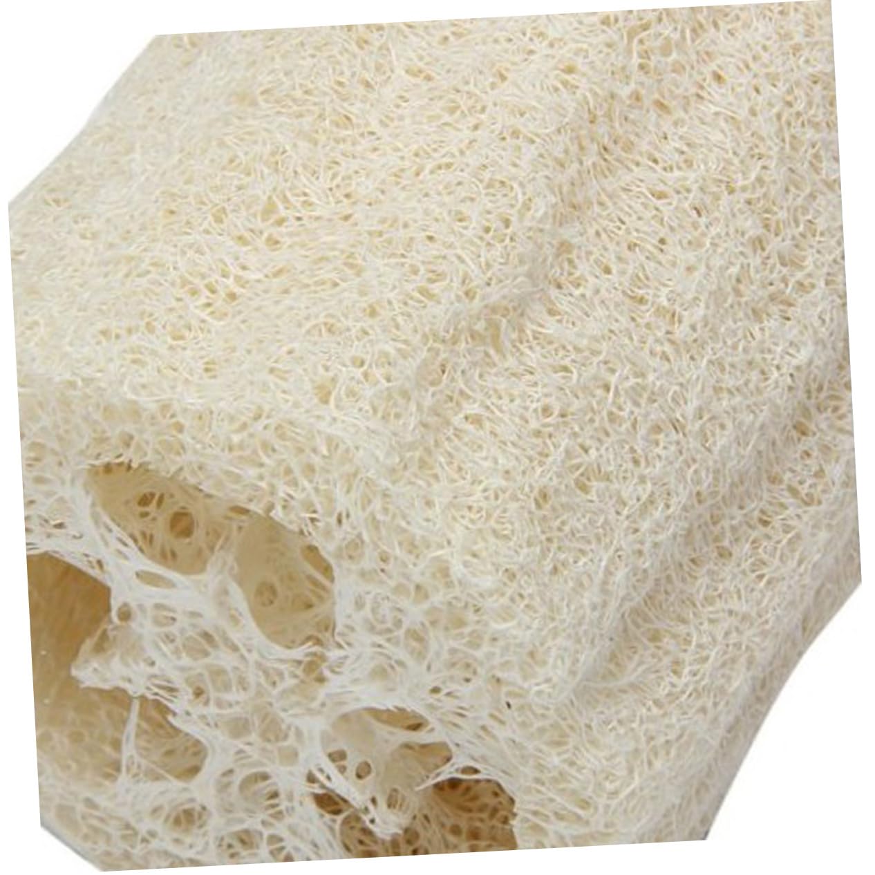 SHERCHPRY Natural Loofah Shower Sponge Scrubber Bath Exfoliating Luffa for Gentle Cleansing Durable Natural Fibrous Material for Household Cleaning and Self Care