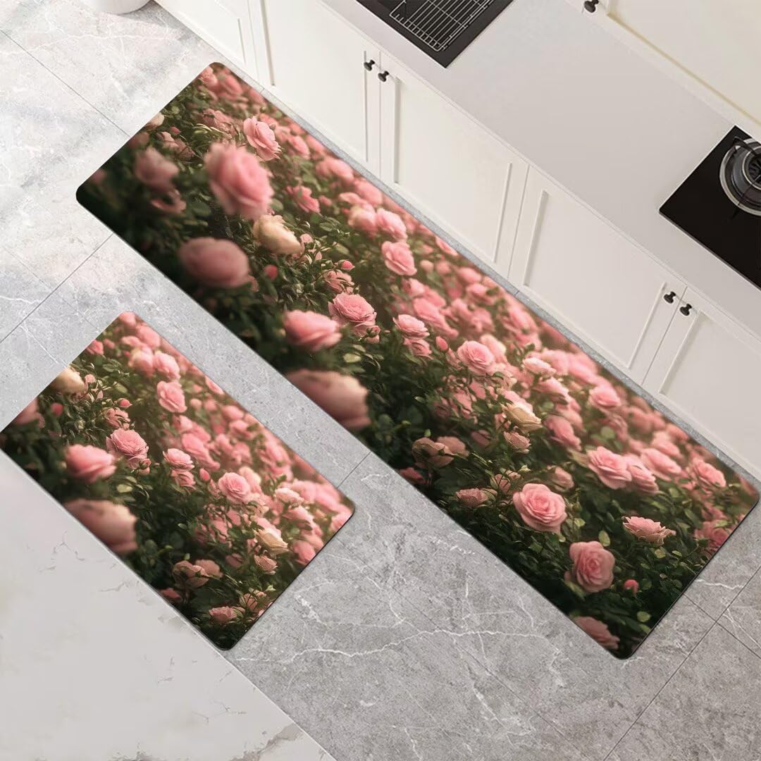 Alfombras de cocina lavables antideslizantes juego de 2 piezas absorbentes 1