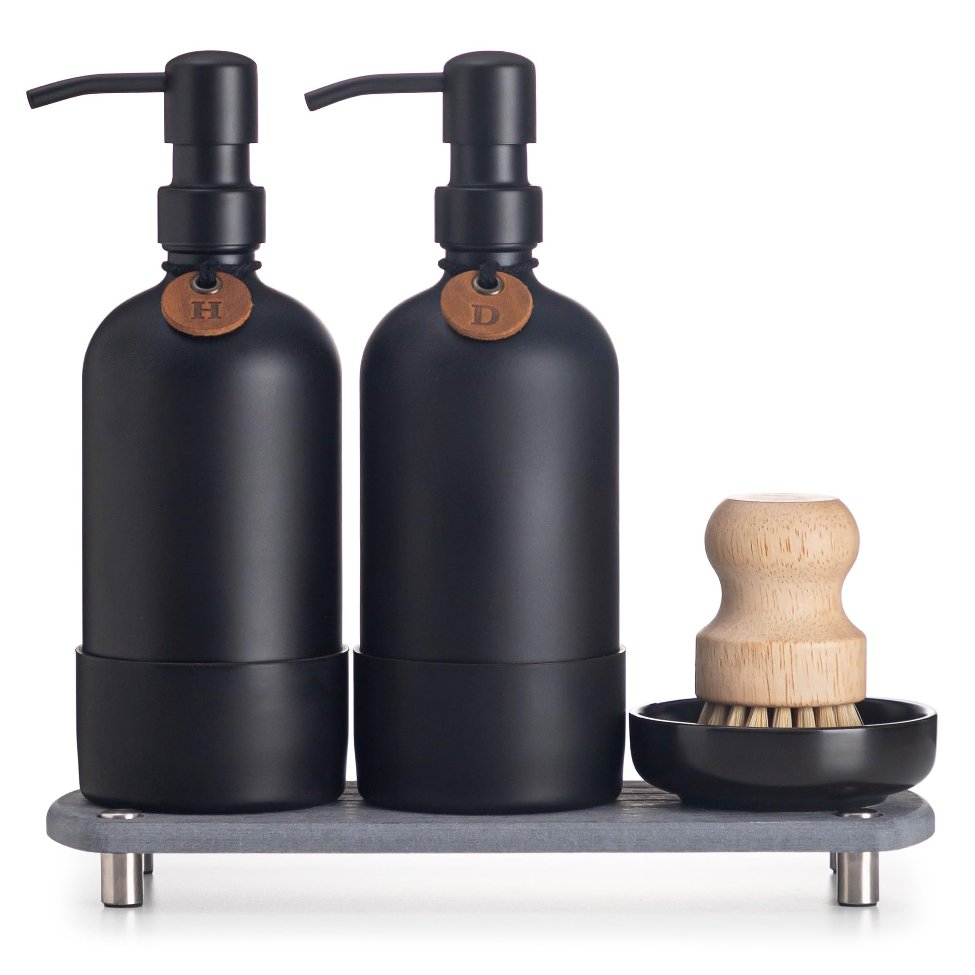 Amazon.com: [Luxurious] Hand and Dish Soap Dispenser Set, Kitchen