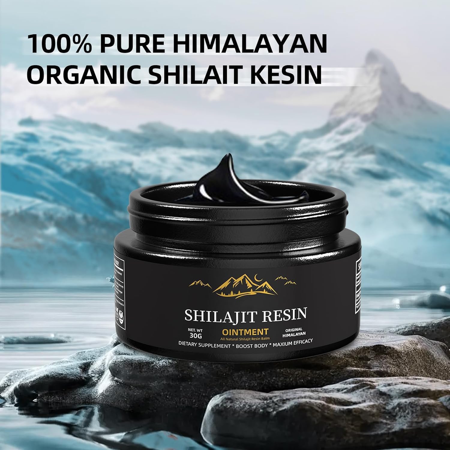 Shilajit Original Himalaya orgánico, Shilajit puro del Himalaya, resina de alta eficacia, suplemento de Shilajit, fuente de ácido fúlvico natural, goma Shilajit, resina original de Shilajit