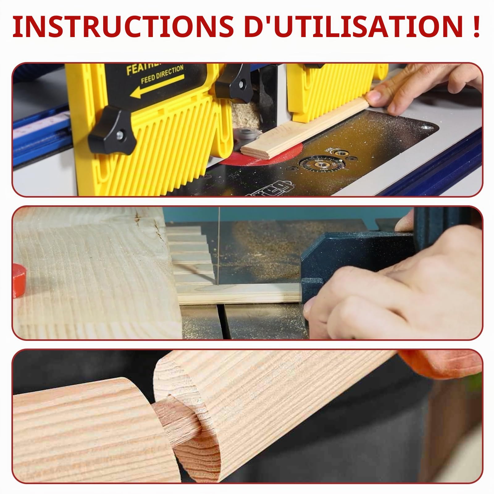 Findbuytool Ensemble de fraises à bois 8mm Tige, Fraise à défoncer en carbure de tungstène Set de 5, Fraise pour défonceuse Bits pour Festool Domino Router Bits, Fraise pour défonceuse Bits pour DF500
