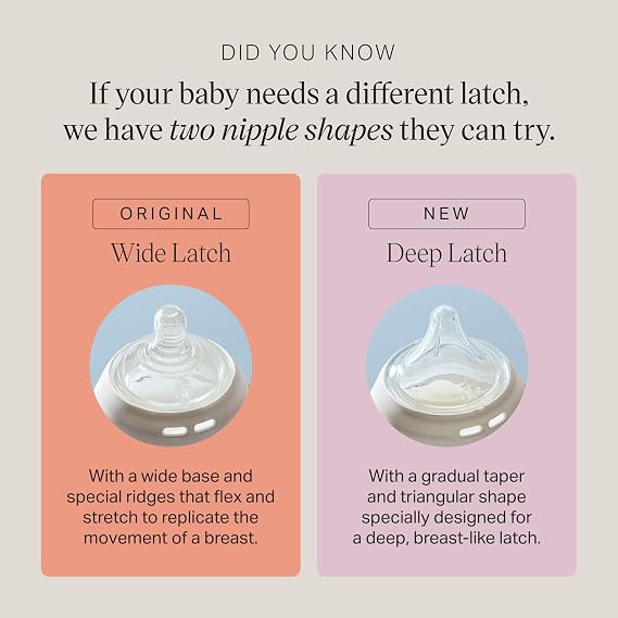 Tommee Tippee Natural Start Deep Latch Triangular Nipples for Newborns