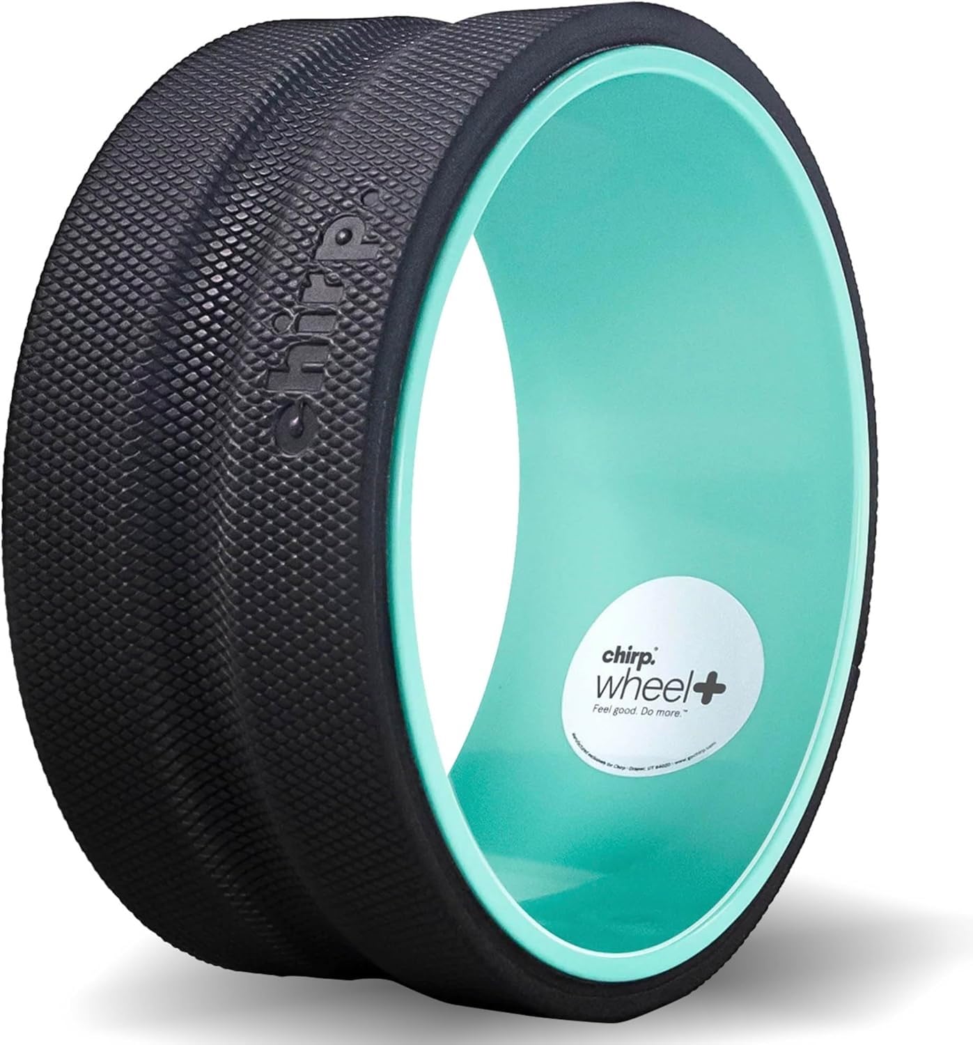 Chirp Wheel Foam Roller - Targeted Back Foam Roller - Tailored to Ease Neck & Back Discomfort,Deep Tissue Muscle Massage,Trigger Point Round Design - High Density Tool for Physical Therapy & Exercise