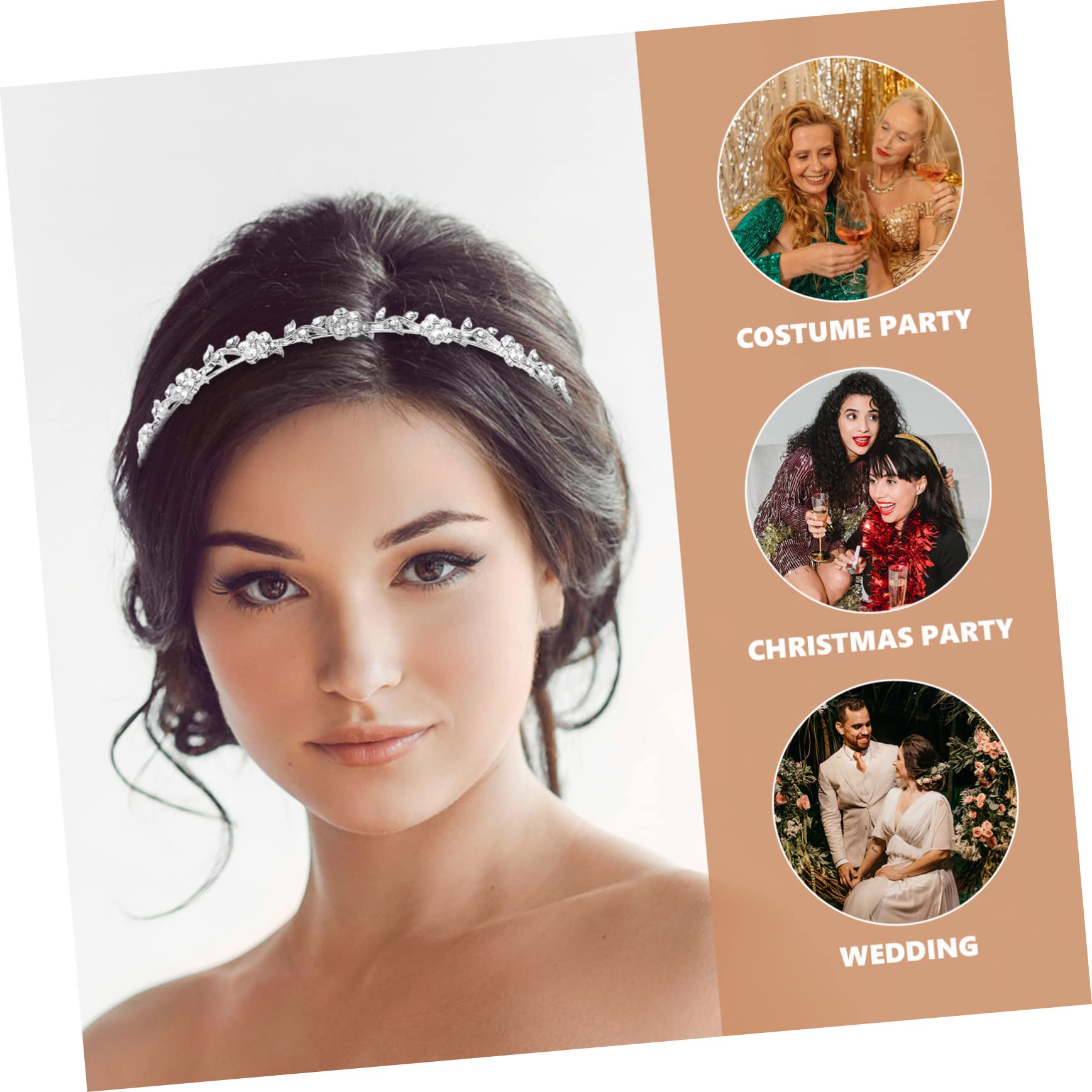 10 Piezas Diadema De De Diamantes De Imitación Decoración Tocados De Novia Adornos Nupciales Para El Cabello Diadema De Diamantes De Imitación Metal Colocar Boda Niño