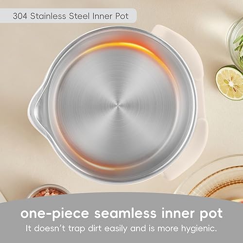 Miniatura 2 de Hervidor eléctrico plegable de alta calidad, apto para viajes, caldera de agua caliente de 21 onzas con para café, té y bebidas instantáneas, diseño