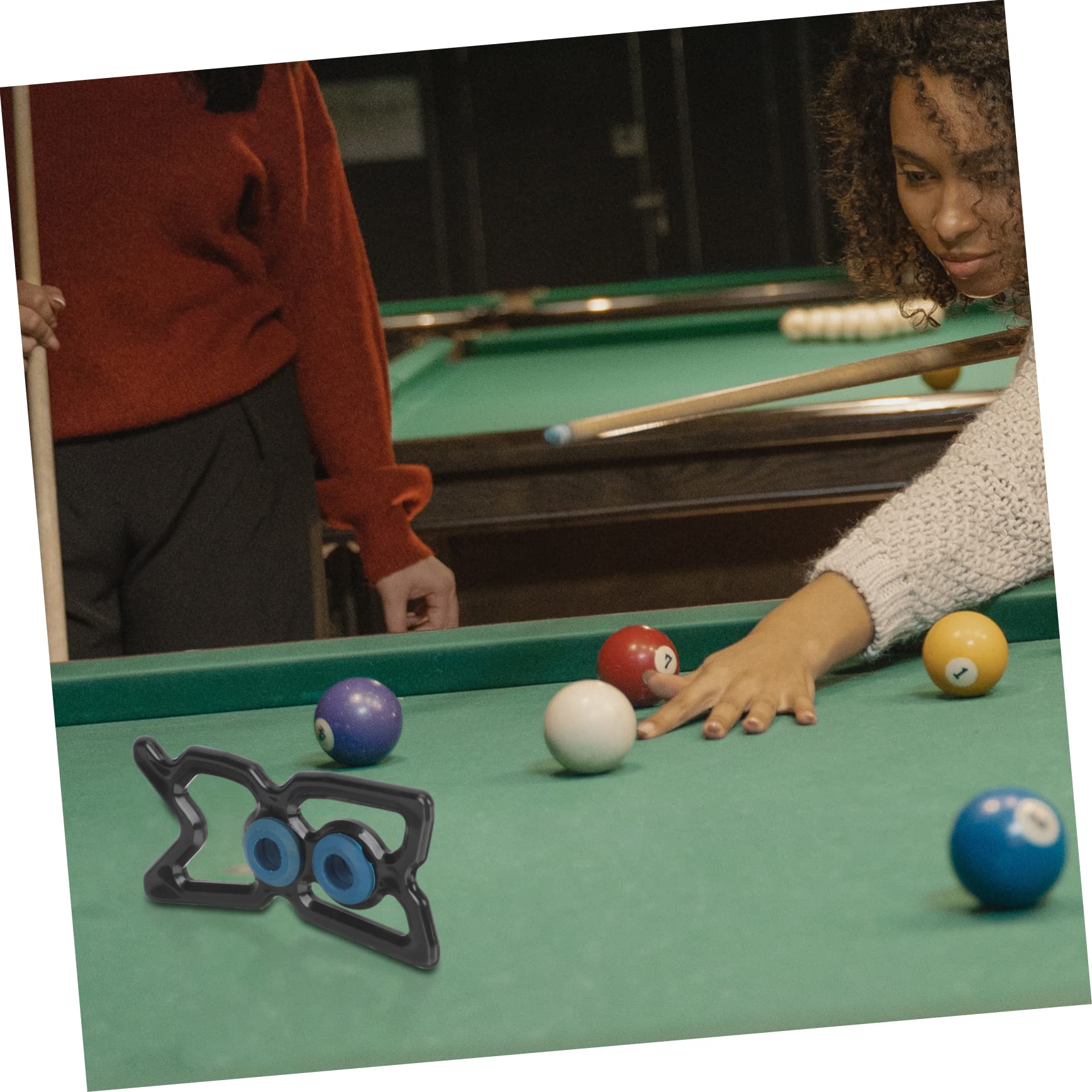 VANZACK 3pièces Support De Queue De Billard Portable Repose-Queue à pour Billiards Rack Stable pour Accessoires De Snooker Et